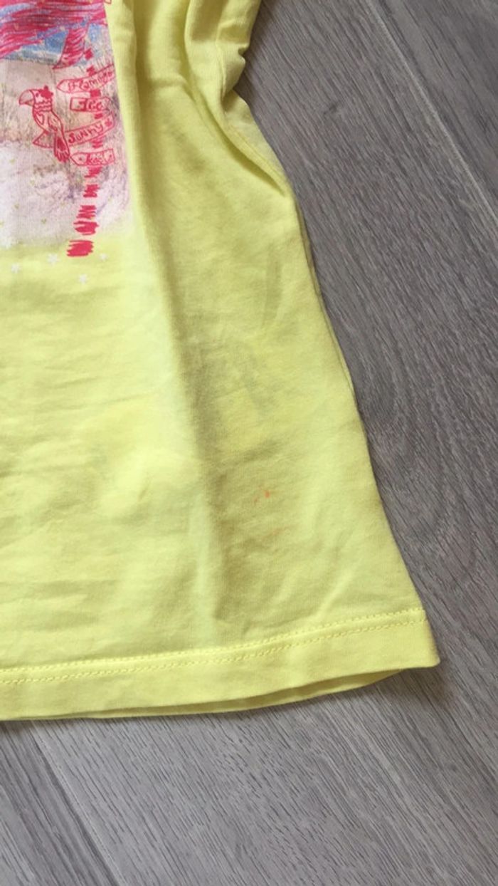 T-shirt fille 5 ans welcome to holidays paradise flamant rose - photo numéro 7