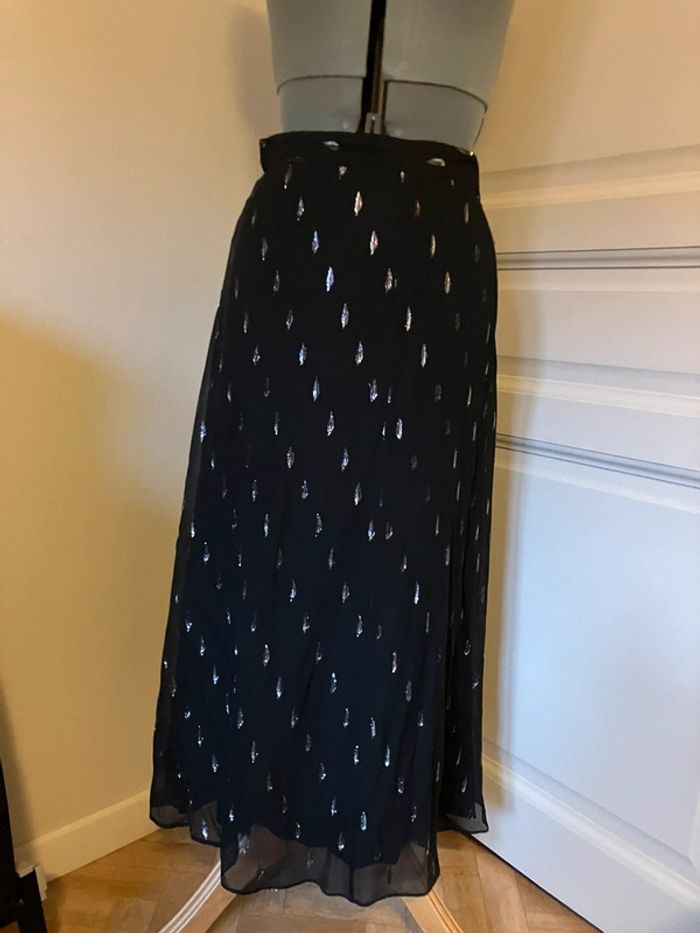 Jupe taille haute soie - photo numéro 2