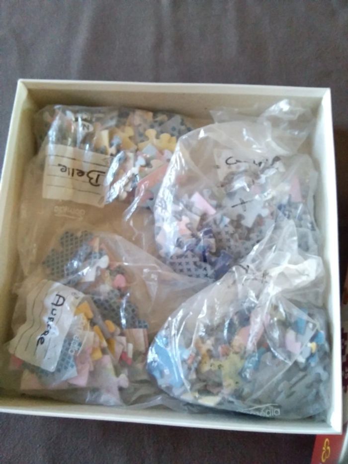 Lot de 4 puzzles "Princesses Disney" - photo numéro 2