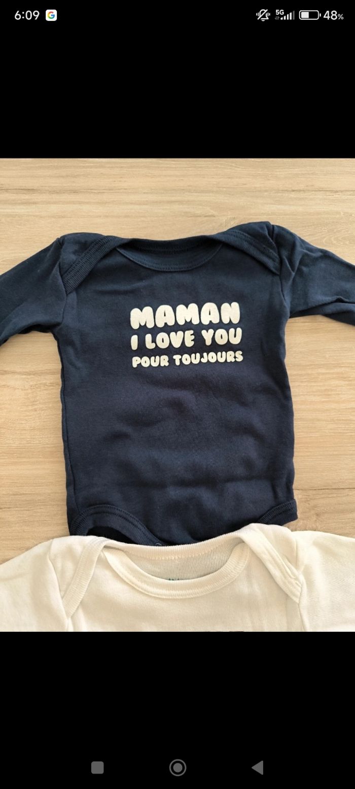 Bodies taille 1 mois - photo numéro 4