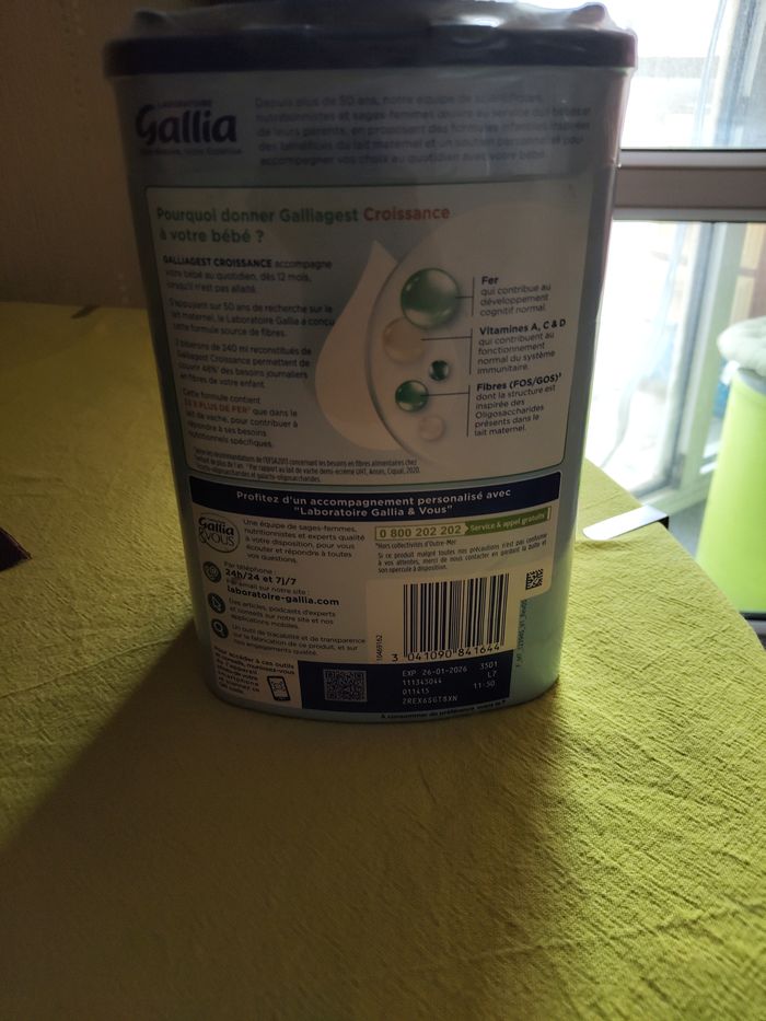 Lait Gallia 3 (Galliagest croissance) - photo numéro 3