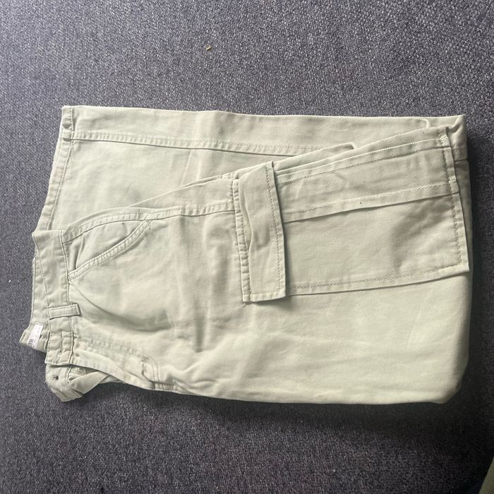 Pantalon cargo vert clair