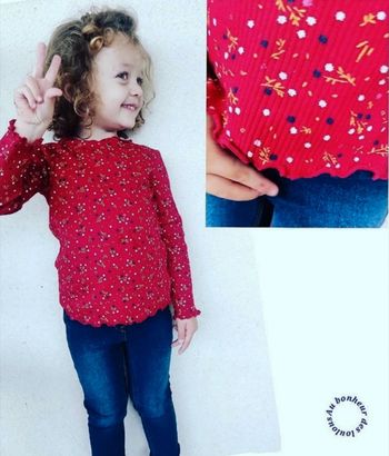 4 ans ensemble teeshirt côtelé dpam et jegging kiabi