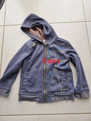 1 veste bleu 5 ans marque la compagnie des petits