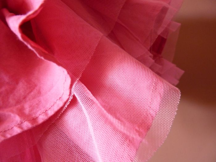 Jupe corolle Fille Molo 12 ans TBE multi-jupons tulle rose fuschia - photo numéro 5
