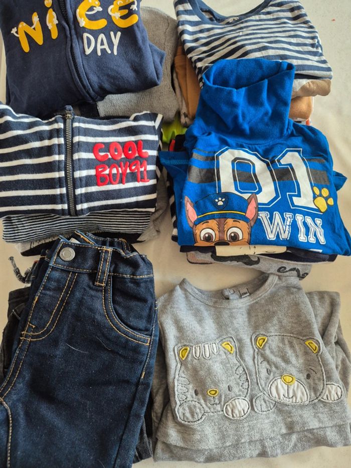 Lot vetements 24 mois 86 cm