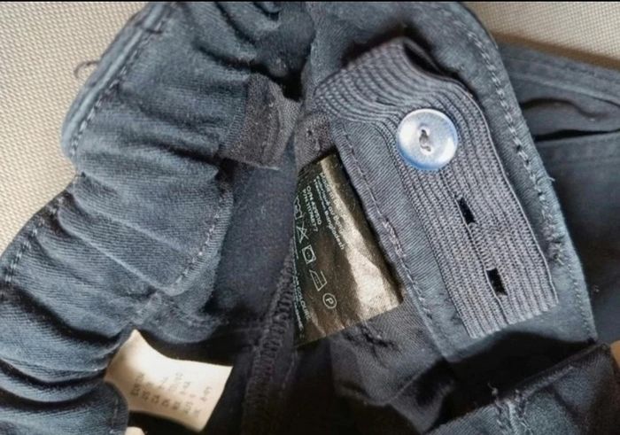 Pantalon en coton bleu marine - photo numéro 7