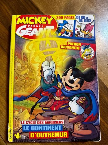 Bd Mickey, parade géant, 363, le cycle des magiciens, le continent d’outre-mer
