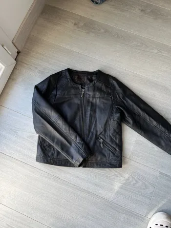 Veste fille 10 ans en similicuir