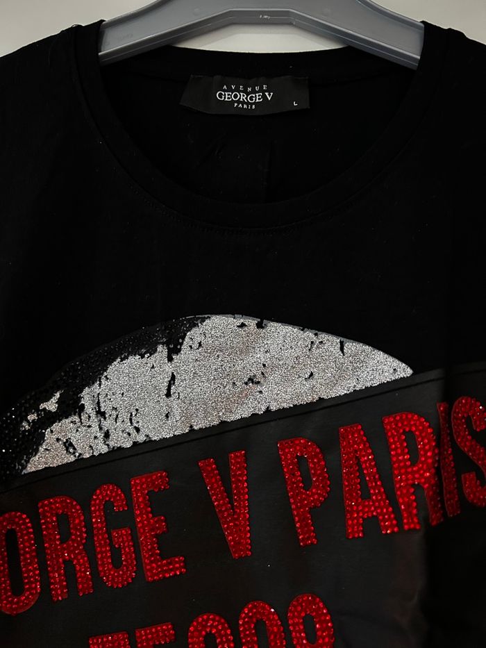 Teeshirt homme noir Georges V - photo numéro 3