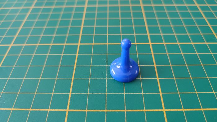 Pion bleu madame Pervenche en l'état Cluedo miro-meccano pièce détachée jeu de société #E26