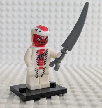 Figurine Ninjago : Snappa chef des Fangpyre, style lego