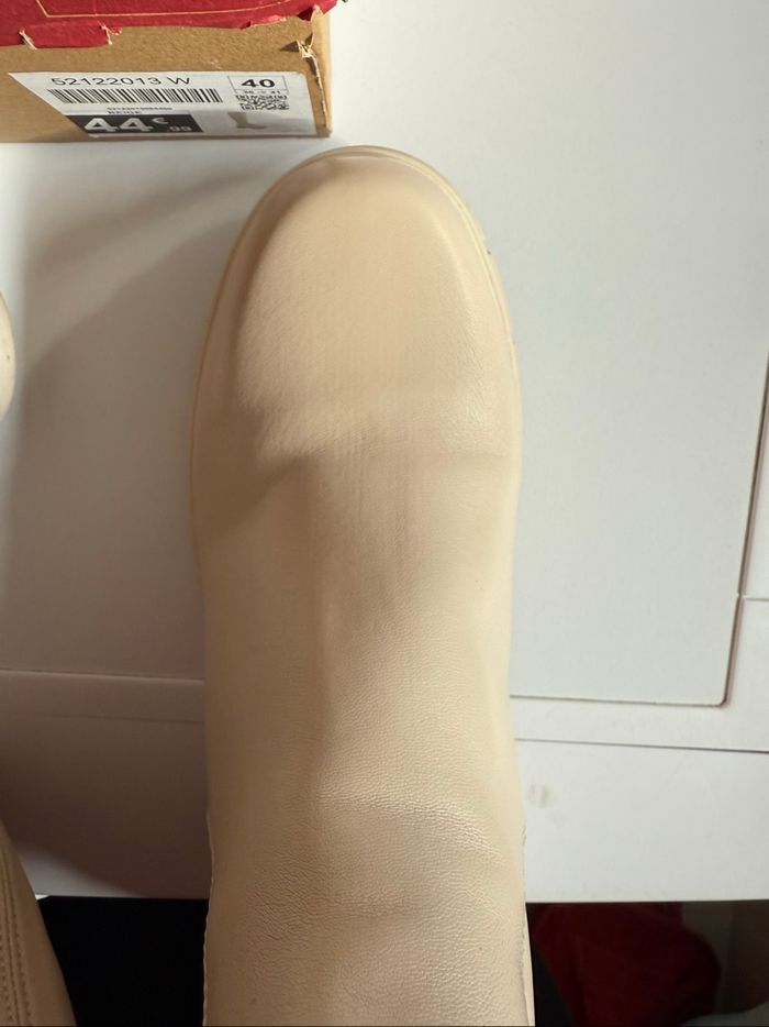 Botte femme beige - photo numéro 4