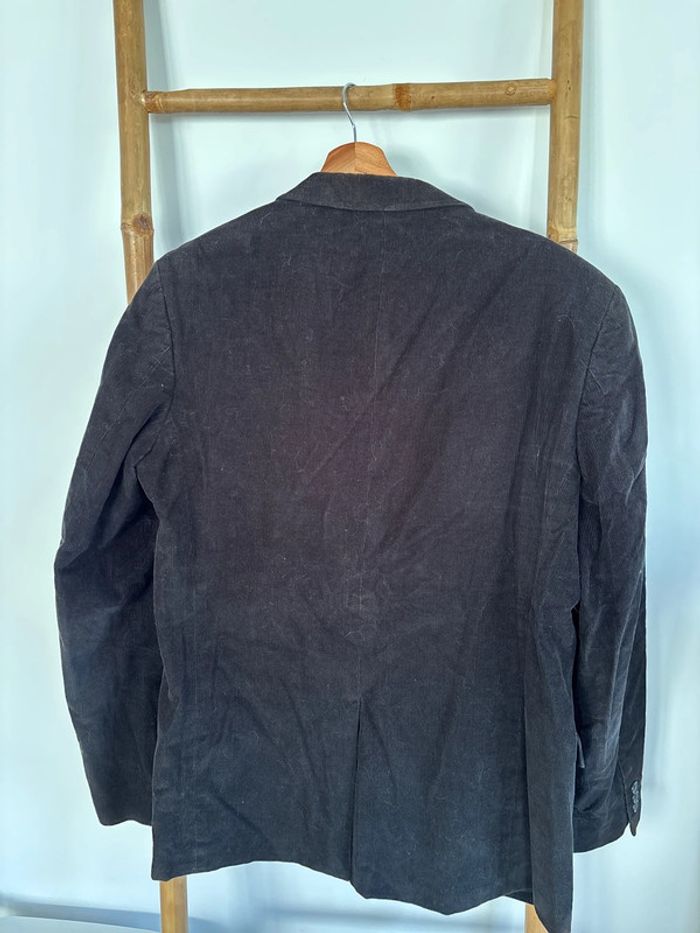 Veste noire en velours côtelé Brice taille 56 - photo numéro 9