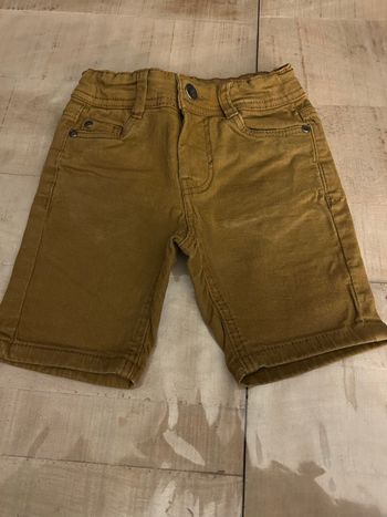 Short en jean marron 