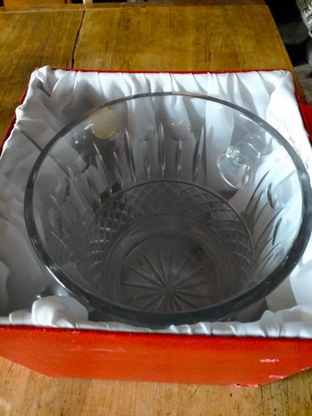 Seau à champagne cristal neuf Les ducs de Lorraine