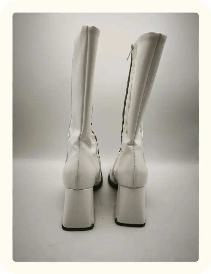 Bottes hautes cuir verni femme Garrice Taille 35 - photo numéro 4