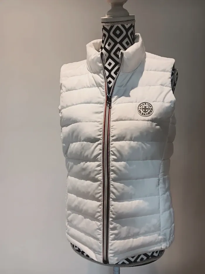 Manteau doudoune matelassé sans manches
