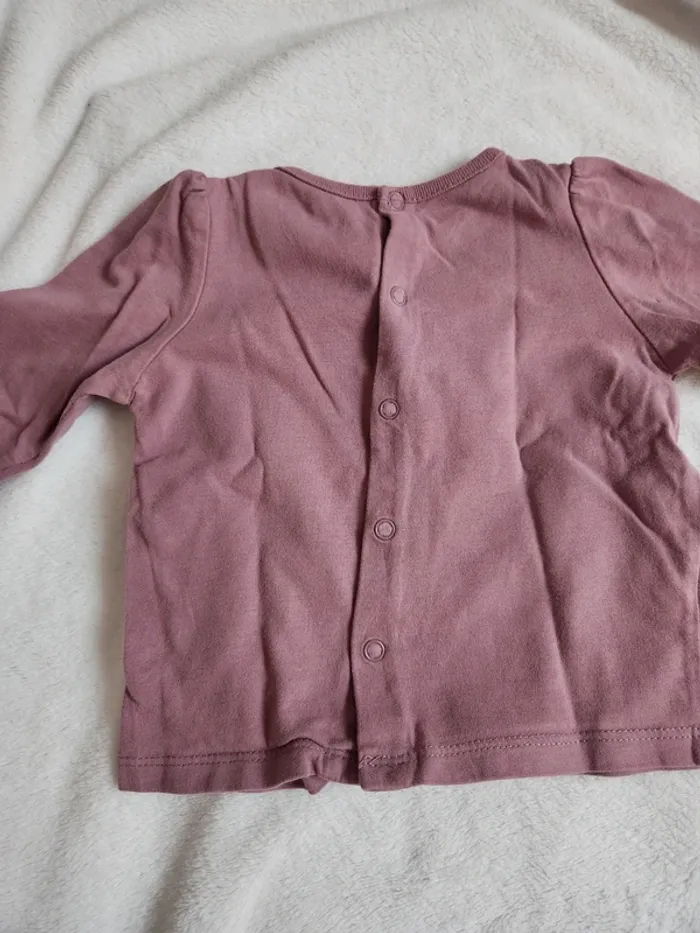 Joli ensemble haut + short bébé fille Sergent Major et Obaibi 9 mois - photo numéro 4