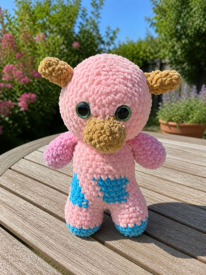 Vache en crochet
