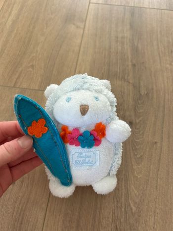 Doudou hérisson tartine et chocolat