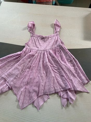 Tunique été bretelles parme 8 ans Vynil Fraise