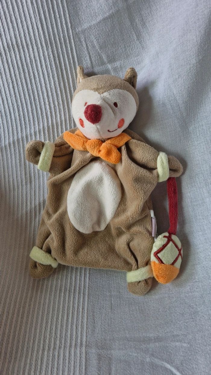 Doudou Marionnette écureuil bébé 9