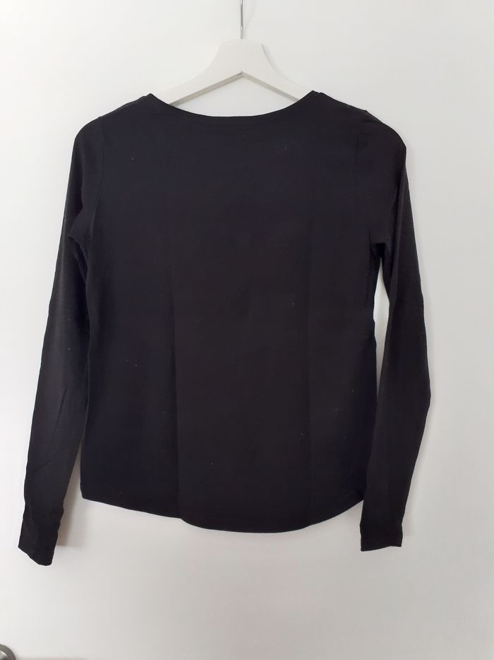 T-shirt fille noir 14 ans H&M - photo numéro 2