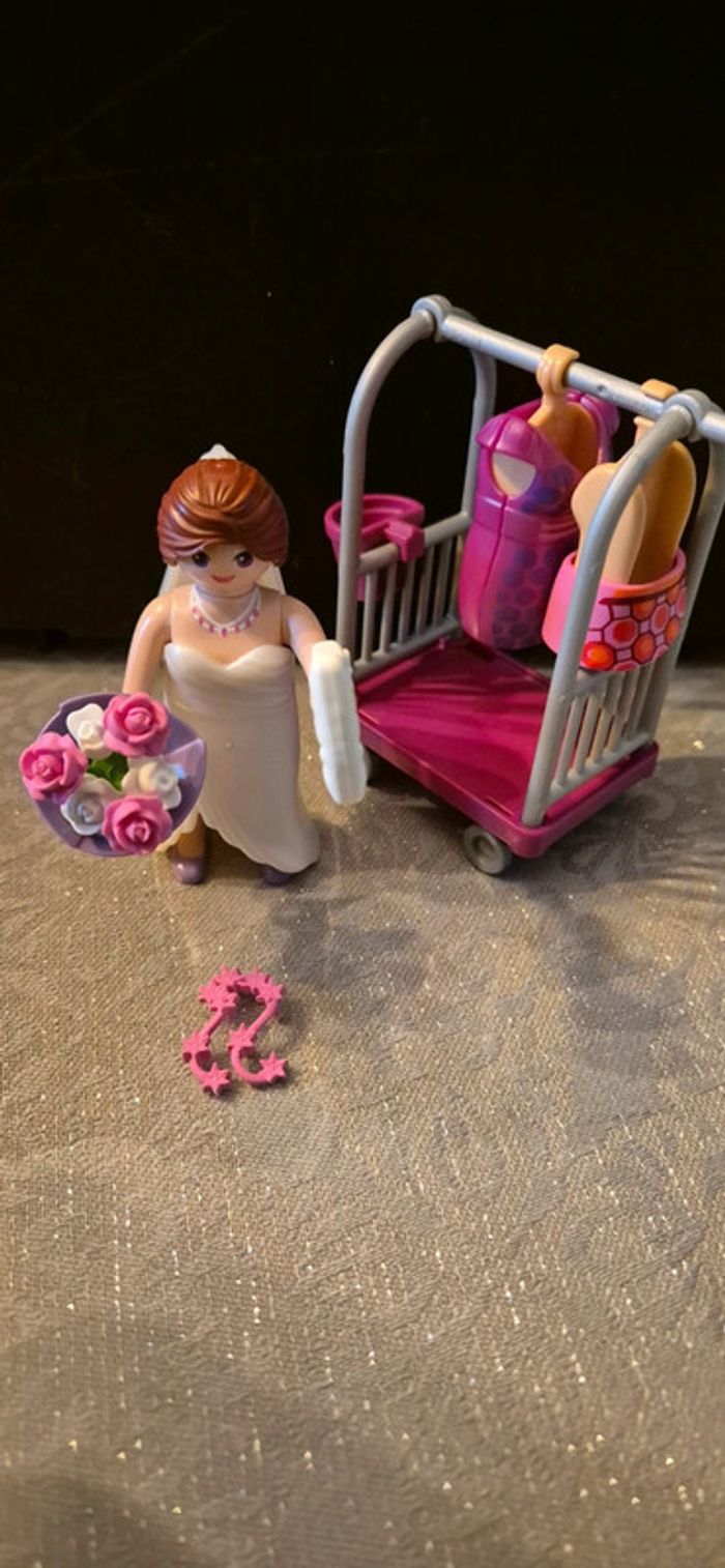 Playmobil city life 6155 top modèle avec tenue de mariée - photo numéro 6
