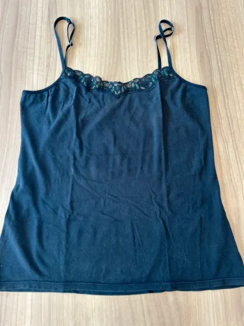 Débardeur noir taille XL