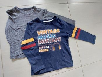 Lot de 2 tee-shirts à manches longues