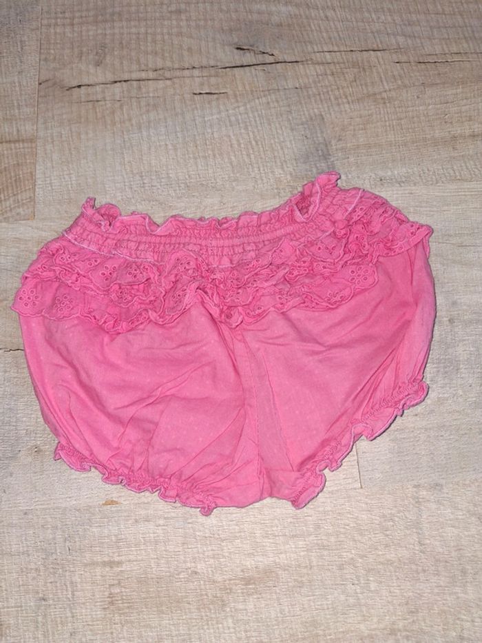 Short rose fille 9 mois - photo numéro 3