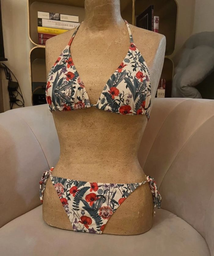 Maillot de bain fleuri jungle 2 pièces taille 36 - MyJemma - photo numéro 2