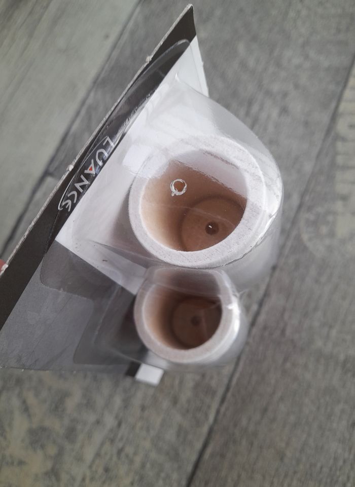 Embouts / bouchons en bois blanc pour tringle - photo numéro 4