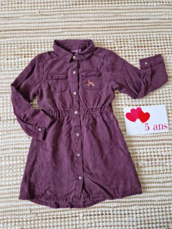 Robe fille manche longue sergent Major 5 ans