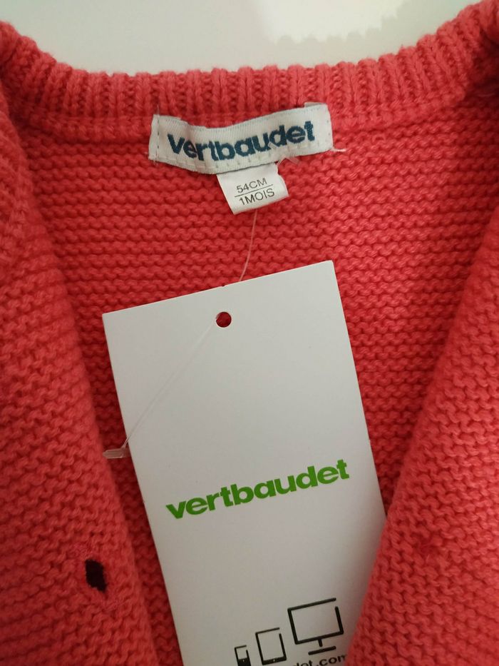 Veste rose 12% laine - photo numéro 3