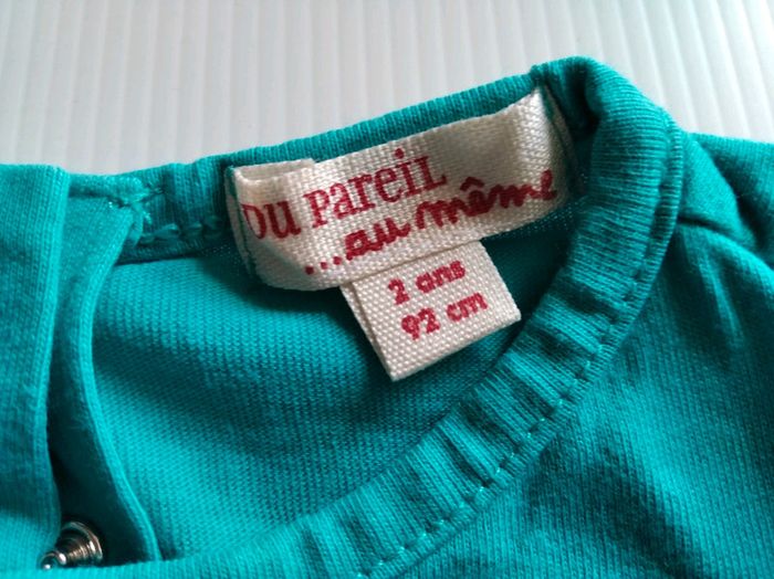 T-shirt fille - DPAM - 2 ans - photo numéro 3