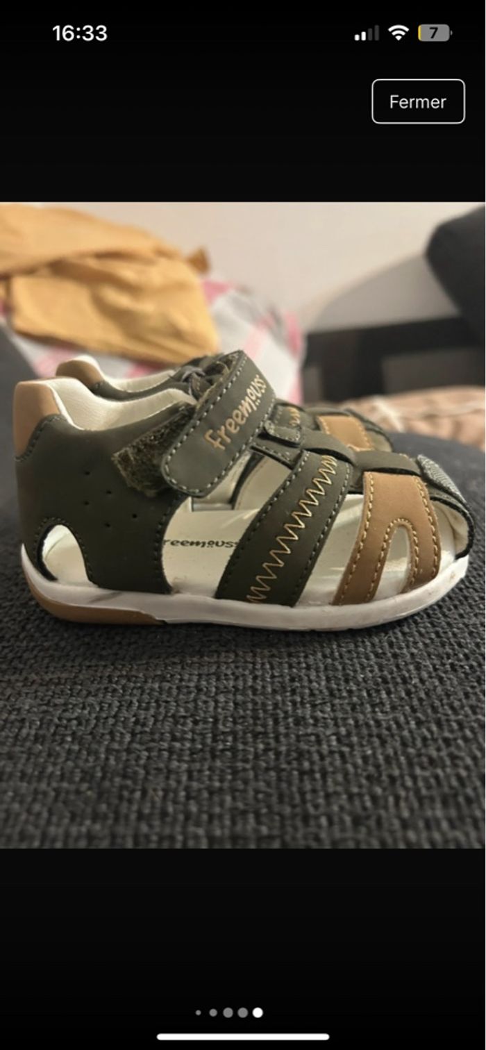 Chaussures ouverte bébé  chaussea - photo numéro 5