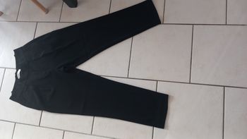 Pantalon chino promod noir femme 38 tbe