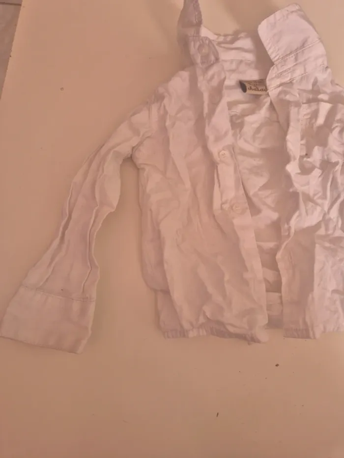Chemise blanche 12 mois - photo numéro 3