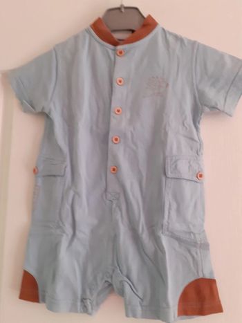 Grenouillere été garçon 18 mois