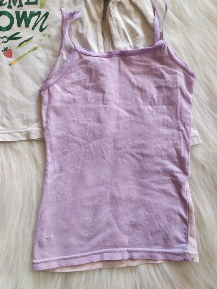 Lot de tee-shirt manches longues + débardeur fines bretelles Disney - photo numéro 7