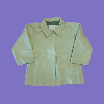 Veste Bébé Beige Peanuts Snoopy au Dos Doublure Rayée 24 mois 86 cm Bon État