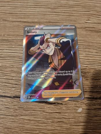 carte pokémon trainer sidney 264/264 anglais année 2021