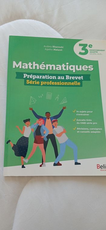 Manuel Mathématiques 3e - Préparation au Brevet 