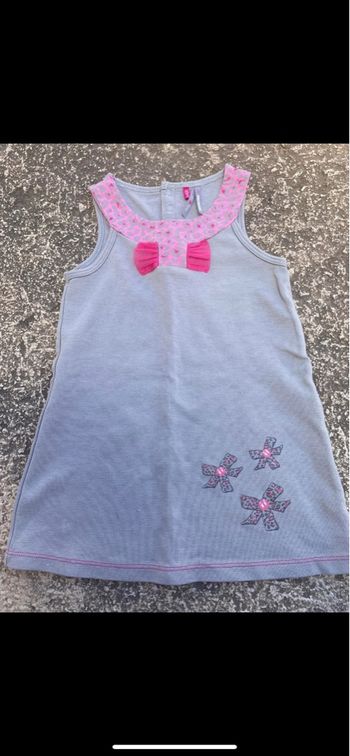 Robe orchestra grise et rose