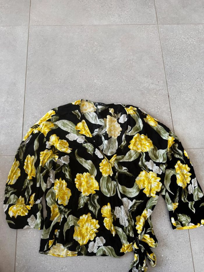 Haut Zara, multicolore, taille L, très bon état