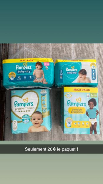 Couches Pampers