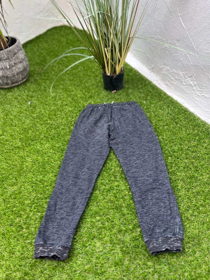 Très beau pantalon bleu chiné taille 8 ans - photo numéro 2