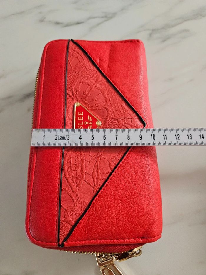 Eslee porte feuille rouge - photo numéro 8